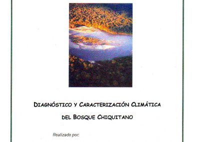 Diagnóstico Climático del Bosque Chiquitano