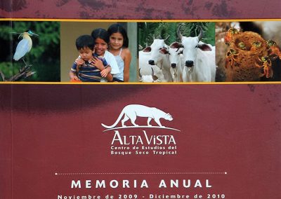 Memoria anual Alta Vista (Noviembre 2009-Diciembre 2010)