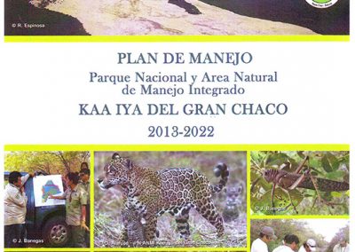 Plan de Manejo ANMI Kaa Iya del Gran Chaco 2013-2022