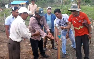 Instalación de sistema de agua en la comunidad Santa Teresita de Surutú