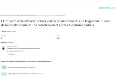 Impacto de la infraestructura vial en ecosistemas de alta fragilidad
