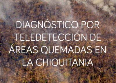 Diagnóstico por teledetección de áreas quemadas en la Chiquitanía