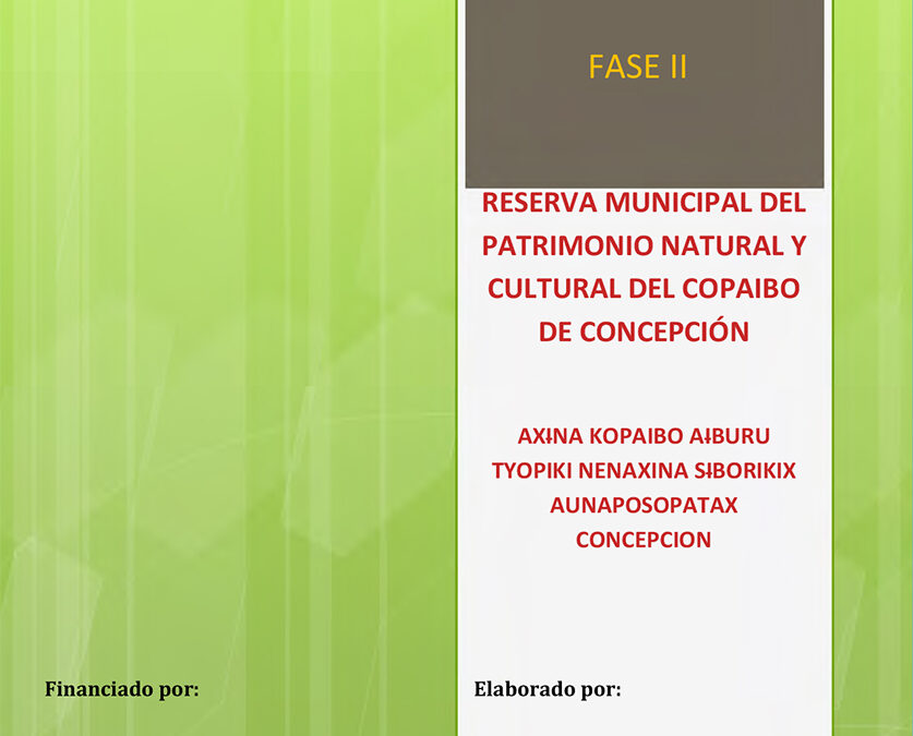 Plan de Manejo de la Reserva Municipal de Copaibo Fase II