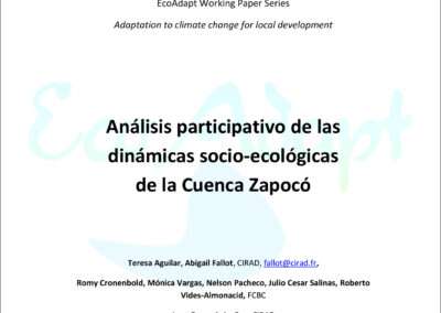 Análisis participativo de las dinámicas socio-ecológicas de la Cuenca Zapocó