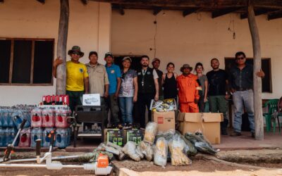 ENTREGA DE DONACIÓN Y EQUIPAMIENTO AL ANMI SAN MATÍAS CON RECURSOS RECAUDADOS POR LA PLATAFORMA PIENSA VERDE BOLIVIA